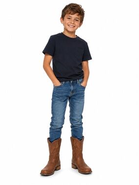 Kids Brown Cowboy Boots - Classic Western Style